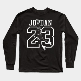 Michael Jordan // Vintage Style Design Long Sleeve T-Shirt
